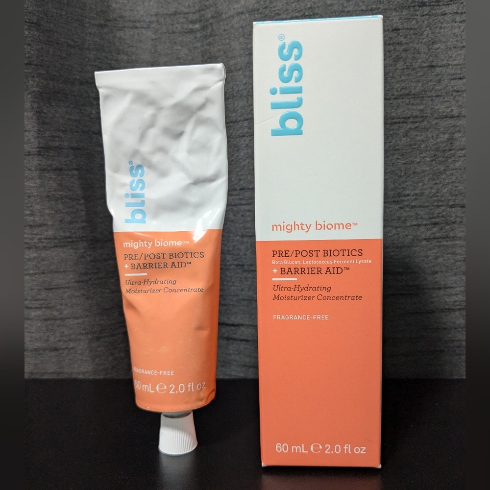 USED Bliss Mighty Biome Pre/Post Biotics + Barrier Aid Moisturizer